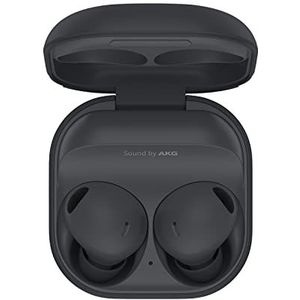 Samsung Galaxy Buds2 Pro True Wireless Bluetooth Headset, ruisonderdrukking, oplaadcase, geluidskwaliteit, waterbestendig, grafiet met Nukin Clear Case [exclusief op Amazon]
