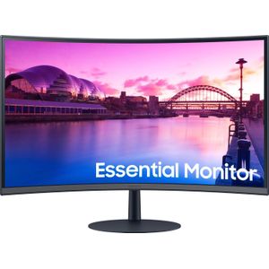 Samsung S27C390EAU pc-monitor, gebogen, 27 inch VA-paneel, Full HD-resolutie (1920 x 1080), 75 Hz, 4 ms, AMD FreeSync, zwart