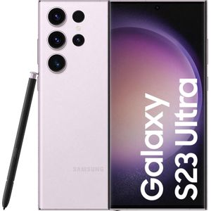 Samsung Galaxy S23 Ultra (256 GB, Lavendel, 6.80"", SIM + eSIM, 200 Mpx, 5G), Smartphone, Paars