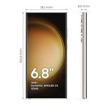 Samsung Galaxy S23 Ultra (256 GB, Crème, 6.80"", SIM + eSIM, 200 Mpx, 5G), Smartphone, Beige