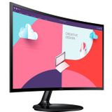 Samsung - S3 LS24C360EAUXEN - 24 Inch Full HD Curved VA Monitor - Zwart