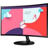Samsung - S3 LS24C360EAUXEN - 24 Inch Full HD Curved VA Monitor - Zwart