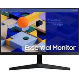 Samsung Essential S31C (1920 x 1080 Pixels, 24"), Monitor, Zwart