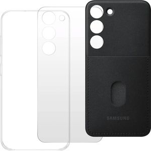 Galaxy S23+ Frame Cover Hülle mit austauschbarer Rückseite, schwarz - Samsung