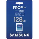 Samsung PRO Plus - SD Kaart - Geheugenkaart Camera - 180 & 130 MB/s - 128 GB