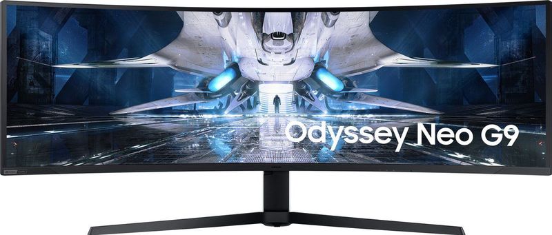 Samsung Odyssey Neo G9 - G95NA (5120 x 1440 pixels, 49"), Monitor, Zwart