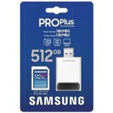 Samsung MB-SD512SB/WW (512 GB, SDXC, U3, UHS-I), Geheugenkaart, Wit