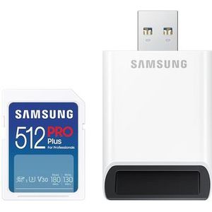 Samsung - PRO Plus - SDXC Card - 512GB - Voor Professioneel Gebruik