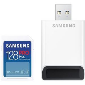 Samsung - PRO Plus - Flashgeheugen - 128 GB - SDXC UHS-I