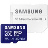Samsung PRO Plus - MicroSD Geheugenkaart - 256 GB - UHS-I Klasse 3