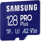 Samsung PRO Plus - Micro SD Kaart - Inclusief SD Adapter - 180 & 130 MB/s - 128 GB