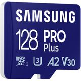 Samsung PRO Plus - Micro SD Kaart - Inclusief SD Adapter - 180 & 130 MB/s - 128 GB