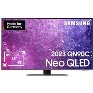 Samsung Neo QLED 4K QN90C 55 Zoll Fernseher (GQ55QN90CATXZG, Deutsches Modell), Neo Quantum HDR+, Neural Quantum Prozessor 4K, Dolby Atmos, Smart TV [2023]