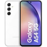 Samsung Galaxy A54 5G 128 GB Awesome White 16,31 cm (6,4 inch) Super AMOLED-display, Android 13, 50 MP drievoudige camera
