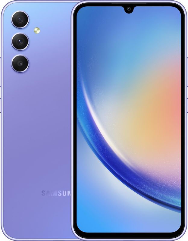 Samsung Galaxy A34 5G SM-A346B/DSN 16.8 cm (6.6"") Hybrid Dual SIM Android 13 USB Type-C 8 GB 256 GB 5000 mAh Violet