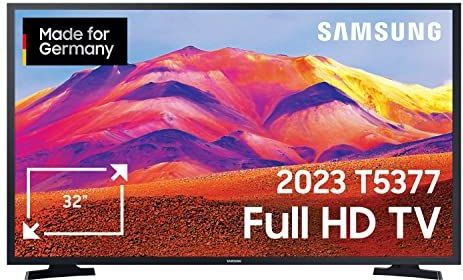 Samsung GU32T5379CDXZG LED-TV 80 cm 32 inch Energielabel F (A - G) DVB-C, DVB-S2, DVB-T2, CI+*, Full HD, Smart TV, WiFi Nachtzwart