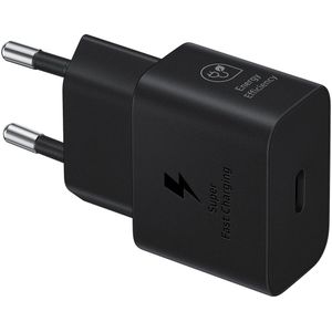 Originele Samsung 25W Energy Efficiency USB-C Power Adapter Zwart