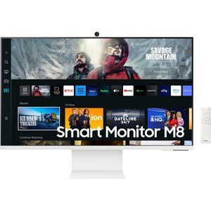 Samsung M80C Smart Monitor - 32 Inch - 4K UHD - 60 Hz - Incl. Webcam & Scherm met Speakers
