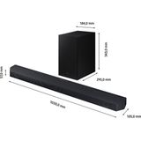 Samsung - HW-Q600C - Soundbar - Inclusief Subwoofer - Dolby Atmos