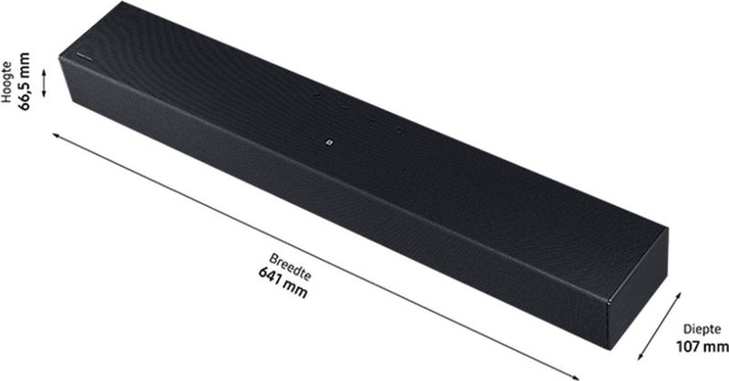 Samsung - HW-C400 - Compacte Soundbar - Zwart - Ingebouwde Woofer