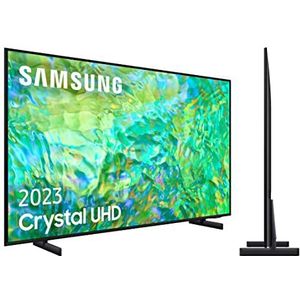 SAMSUNG Crystal UHD 2023 43CU8000 TV - 43 inch Smart TV, Crystal UHD, Q-Symphony, Gaming Hub, AirSlim Design en Contrast Enhancer met HDR10+