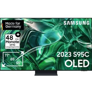 Samsung OLED-TV GQ55S95CAT, 138 cm / 55", 4K Ultra HD, Smart TV, Neural Quantum Processor 4K, Infinity One Design, Gaming Hub
