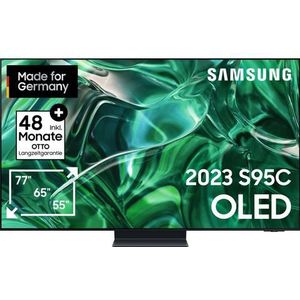 Samsung GQ77S95CAT OLED-Fernseher (195 cm/77 Zoll, Smart-TV, Neural Quantum Prozessor 4K,Infinity One Design,Gaming Hub)