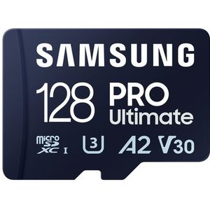 Samsung - Pro Ultimate - Micro SD Kaart - 128 GB - Inclusief SD Adapter