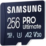 Samsung Pro Ultimate - Micro SD Kaart - Inclusief SD Adapter - 256 GB