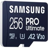 Samsung Pro Ultimate - Micro SD Kaart - Inclusief SD Adapter - 256 GB