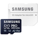 Samsung - Pro Ultimate - Micro SD Kaart - 512 GB - Inclusief SD Adapter