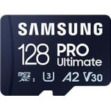 Samsung PRO Ultimate - Micro SD Kaart met Kaartlezer - 128 GB