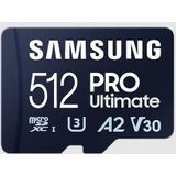 Samsung - PRO Ultimate - Micro SD Kaart - 512 GB - Met Kaartlezer