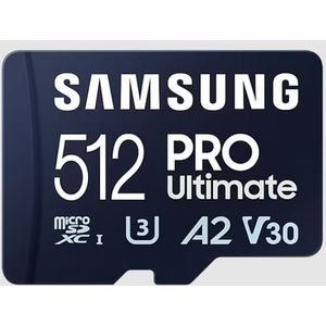 Samsung - PRO Ultimate - Micro SD Kaart - 512 GB - Met Kaartlezer