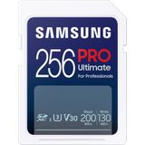 Samsung PRO Ultimate - SD Kaart - Geheugenkaart Camera - 200 & 130 MB/s - 256 GB