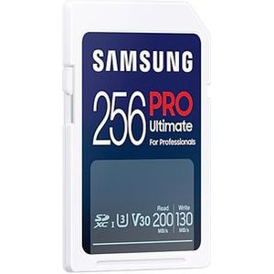 Samsung - PRO Ultimate - SD Kaart - 256 GB - 200 & 130 MB/s