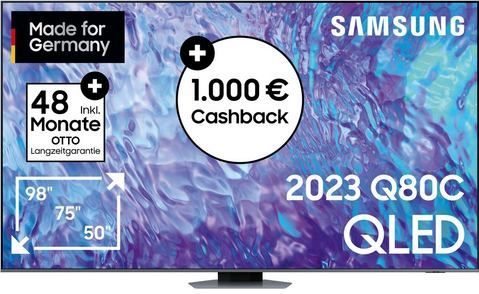 Samsung GQ98Q80CAT LED-Fernseher (247 cm/98 Zoll, Smart-TV)
