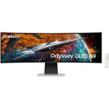 Samsung Odyssey OLED G9 PC-monitor, 240 Hz, 0,03 ms, 1800R OLED-paneel, resolutie 5120 x 1440, 1000.000: 1,32:9, FreeSync Premium Pro, Compatble G-Sync, Smart, HDMI, DisplayPort, USB-C, verstelbare