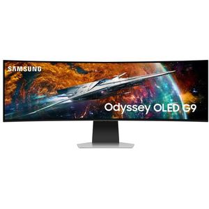 Samsung G95SC computer monitor 124,5 cm (49") 5120 x 1440 Pixels Dual QHD Zilver