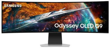 Samsung G95SC computer monitor 124,5 cm (49") 5120 x 1440 Pixels Dual QHD Zilver