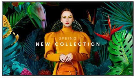 SAMSUNG QB85C - UHD 4K Signage - 85 inch - Ultraplat - Professioneel