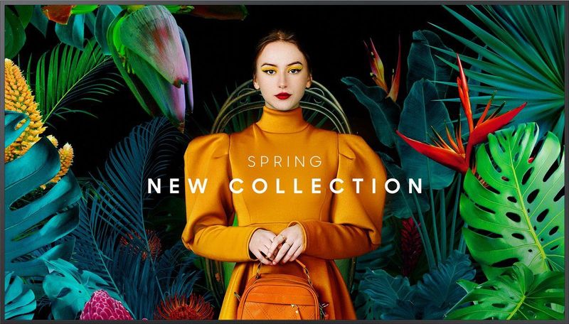 Samsung QH50C Digitale signage flatscreen 127 cm (50") LCD Wifi 700 cd/m² 4K Ultra HD Zwart Type processor Tizen 24/7