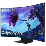 Samsung Odyssey Ark S55CG970NU - G97NC Series - QLED-beeldscherm - Smart - spelen - gebogen - 55"" - 3840 x 2160 4K @ 165 Hz - VA - 600 cd/m² - 1000000:1 - Quantum HDR 32x - 1 ms - 3xHDMI, DisplayPort - luidsprekers - zwart