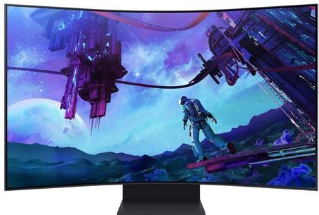 Samsung G97NC computer monitor 139,7 cm (55") 3840 x 2160 Pixels 4K Ultra HD LED Zwart
