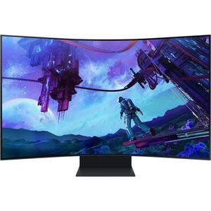 Samsung MON LS55CG97WNUXEN computer monitor 139,7 cm (55") 3840 x 2160 Pixels 4K Ultra HD LED Zwart