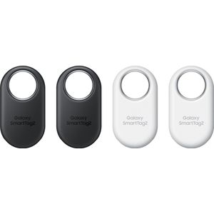 Samsung Galaxy SmartTag 2 - 4 Pack - 2x Zwart en 2x Wit