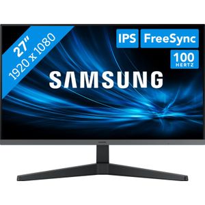 SAMSUNG LS27C332GAUXEN - S3 (S33GC) 27 inch monitor met IPS-paneel, 100 Hz verversingssnelheid, AMD FreeSync, speelmodus, Eye Saver & Less Flickering, zwart