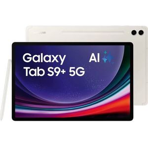 Samsung Galaxy Tab S9+ SM-X816B 5G Qualcomm Snapdragon 256 GB 31,5 cm (12.4") 12 GB Wi-Fi 6 (802.11ax) Android 13 Beige