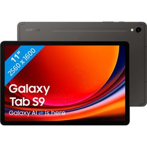 Samsung Galaxy Tab S9 11 inch 128 GB Wifi + 5G Zwart