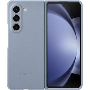 Samsung Eco-leather Case PU lederen hoes voor Galaxy Z Fold5 blauw